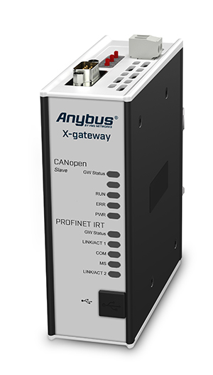 Anybus X-gateway – CANopen Slave – PROFINET-IRT Device