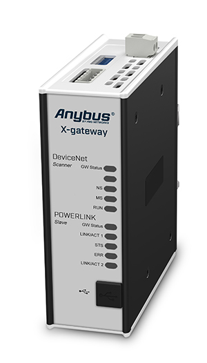 Anybus X-gateway: DeviceNet Scanner – POWERLINK Device