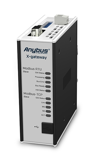 Anybus X-gateway: Modbus TCP Server – Modbus RTU Slave