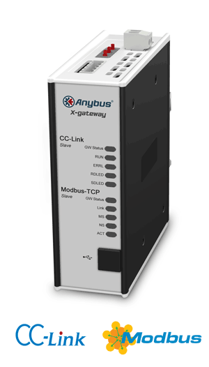 Anybus X-gateway: CC-Link Slave – Modbus TCP Server